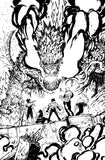Jorge Corona Original Art Godzilla #2 Cover