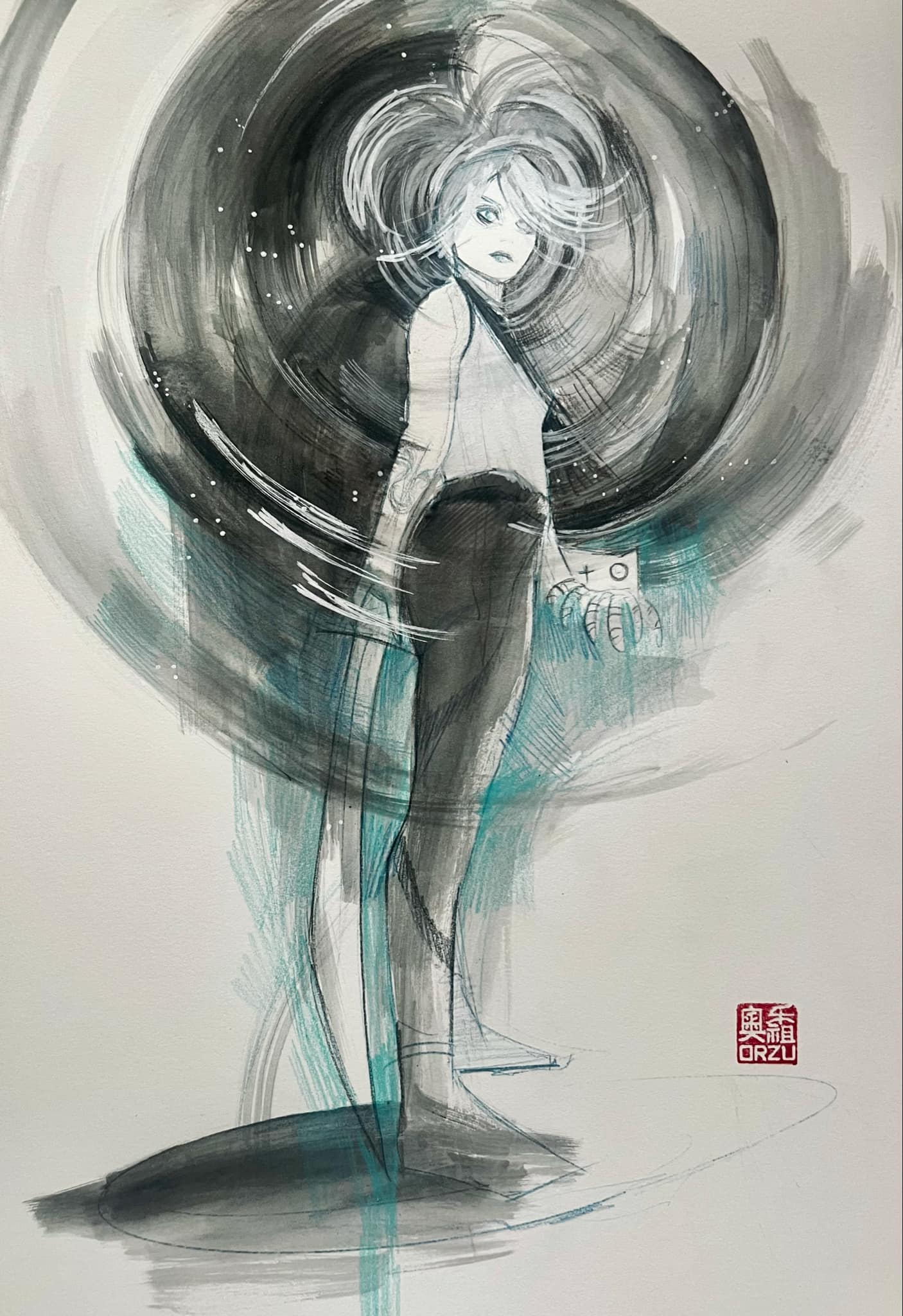 Zu Orzu Original Art Erica Slaughter Something is Killing the Children Illustration