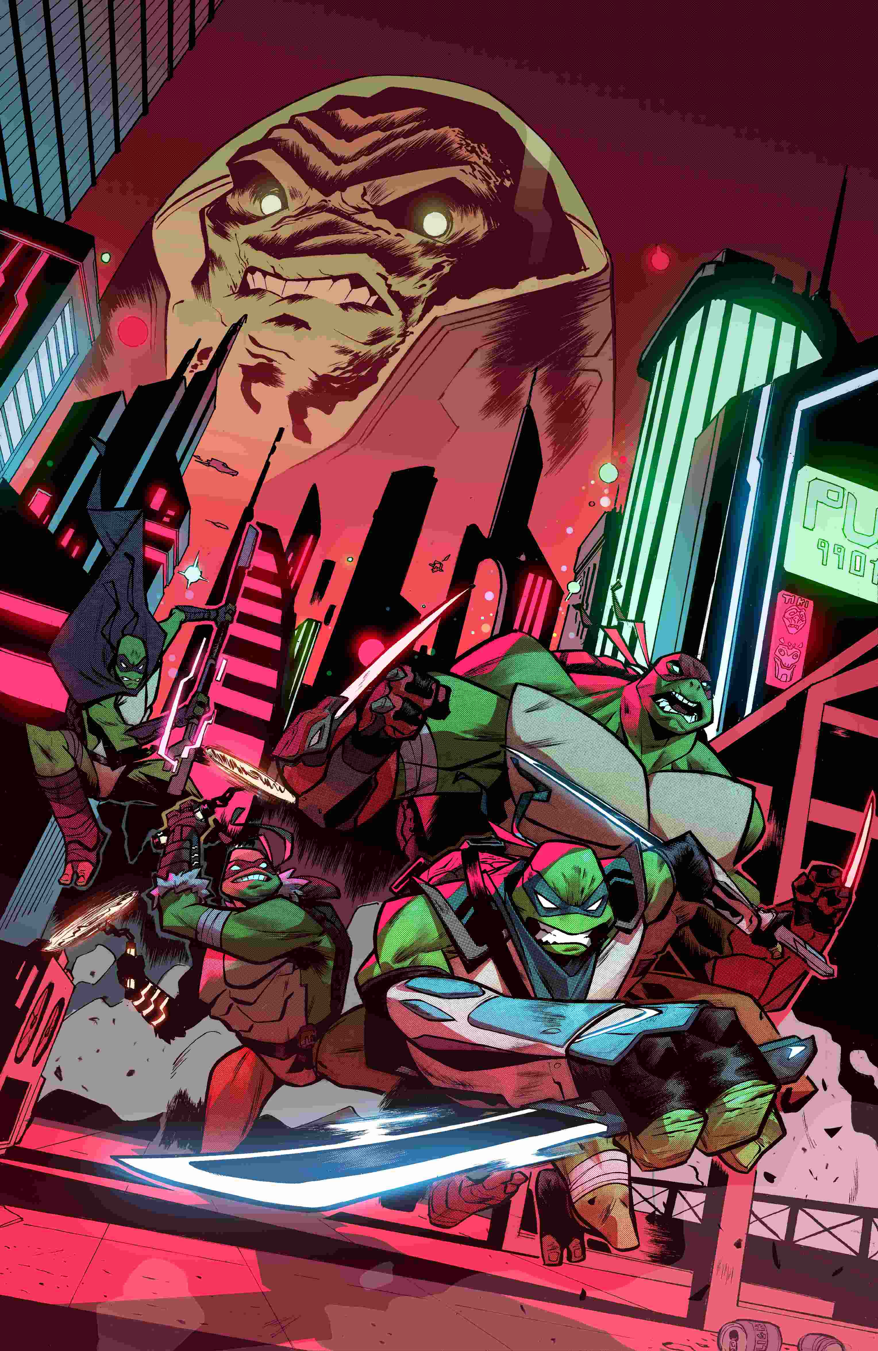 Leo Chiola Original Art Teenage Mutant Ninja Turtles TMNT Published Art (published inside Imagine FX)