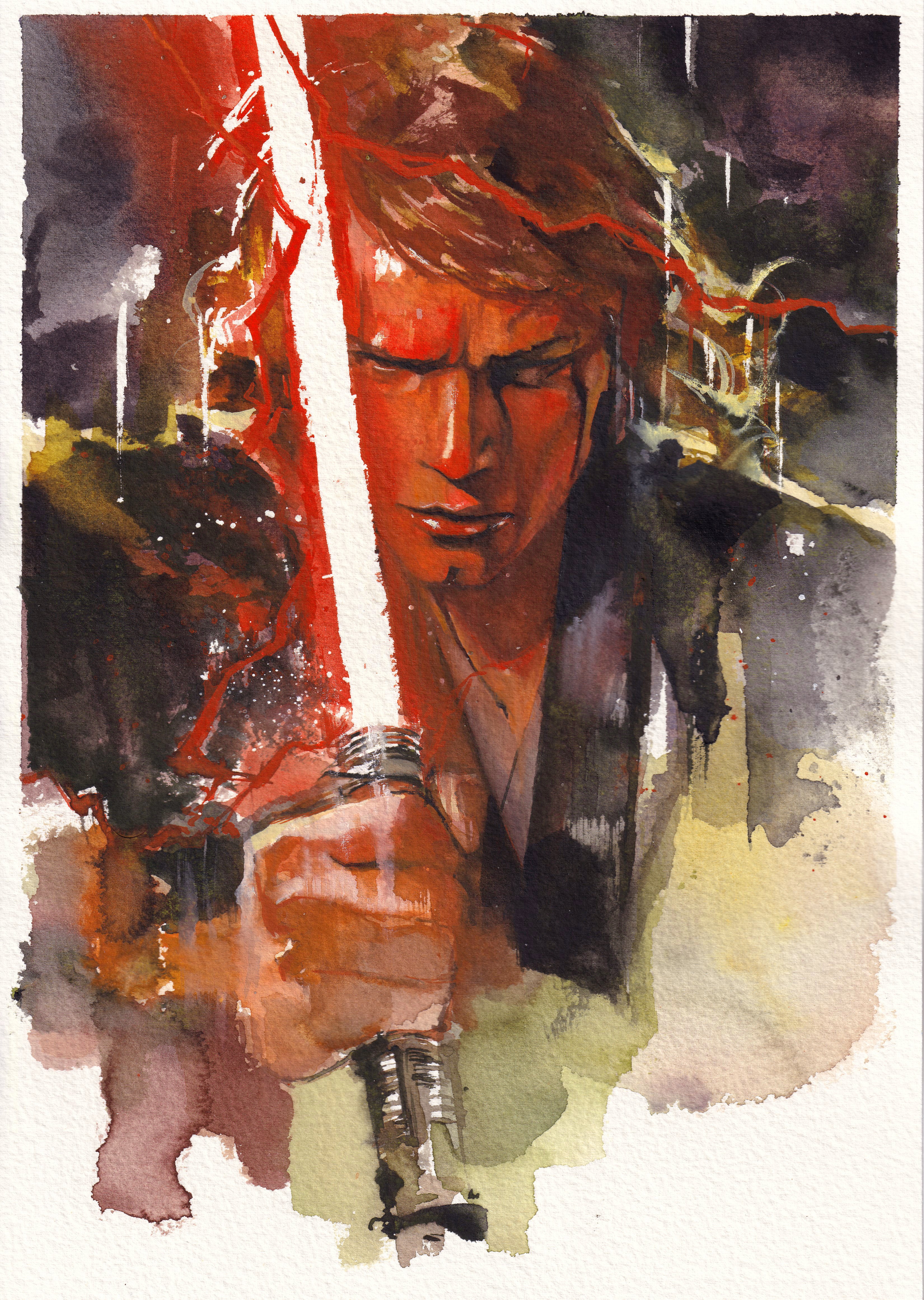 Ito Original Art Star Wars: Anakin Skywalker Illustration