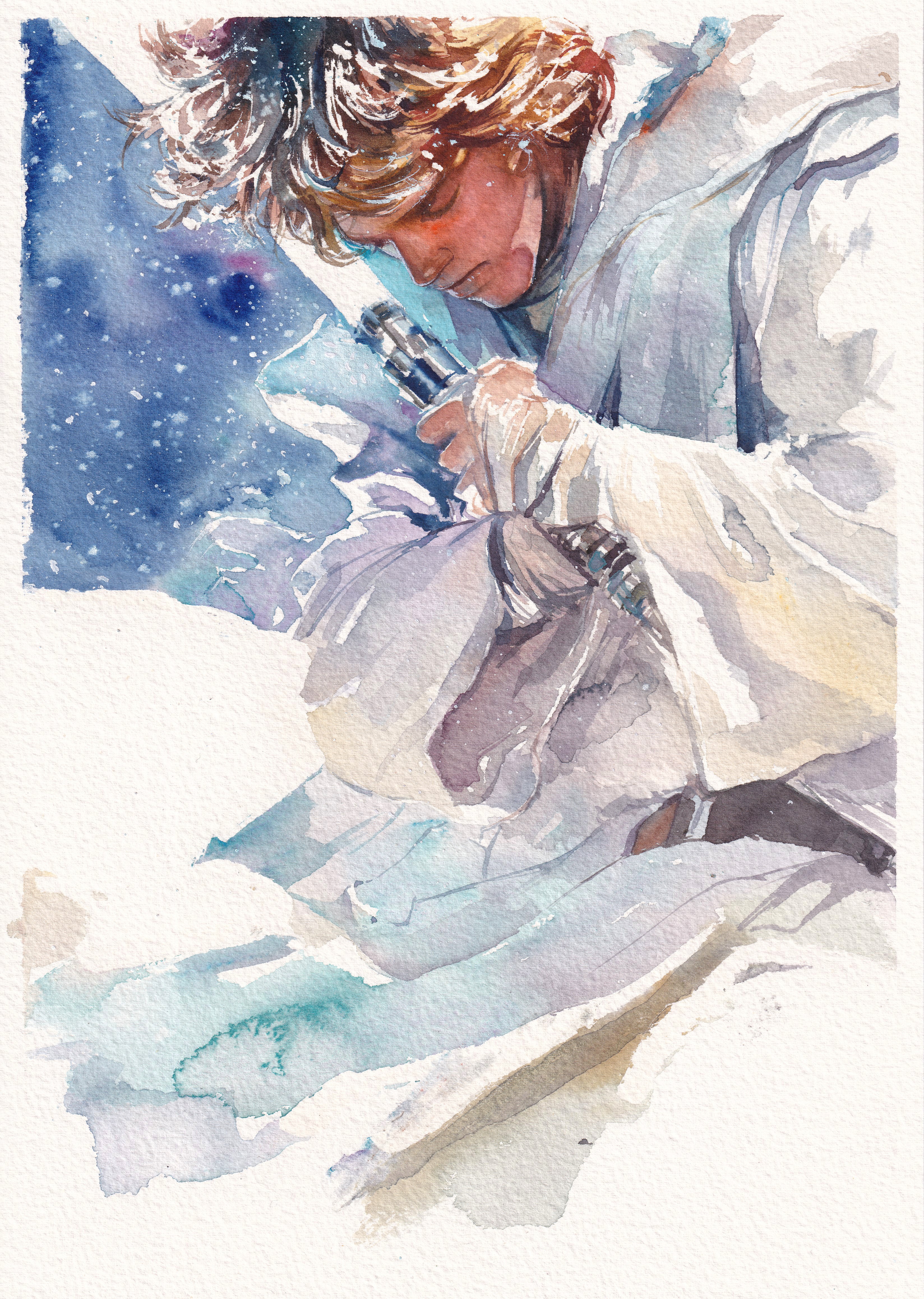 Ito Original Art Star Wars: Luke Skywalker Illustration