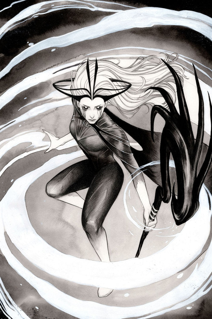 Nimit Malavia Original Art Bring on The Bad Guys: Mephisto #1 Sister Sorrow Cover