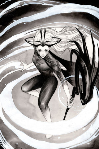Nimit Malavia Original Art Bring on The Bad Guys: Mephisto #1 Sister Sorrow Cover