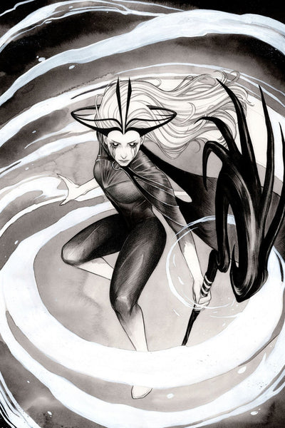 Nimit Malavia Original Art Bring on The Bad Guys: Mephisto #1 Sister Sorrow Cover