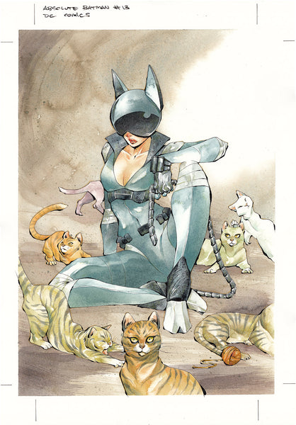 Chuma Hill Original Art Absolute Batman #13 Cover
