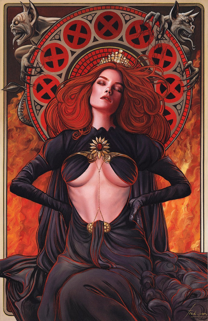 Fred Ian Original Art Goblin Queen Art Nouveau Collection (published inside the book) Comic Art