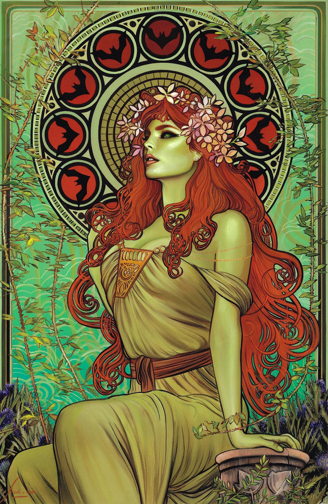 Fred Ian Poison Ivy Art Nouveau Collection 12x18  Limited To 20 Signed & Numbered Edition Giclee Comic Art