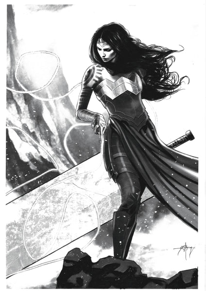 Seth Adams Original Art Absolute Wonder Woman Illustration