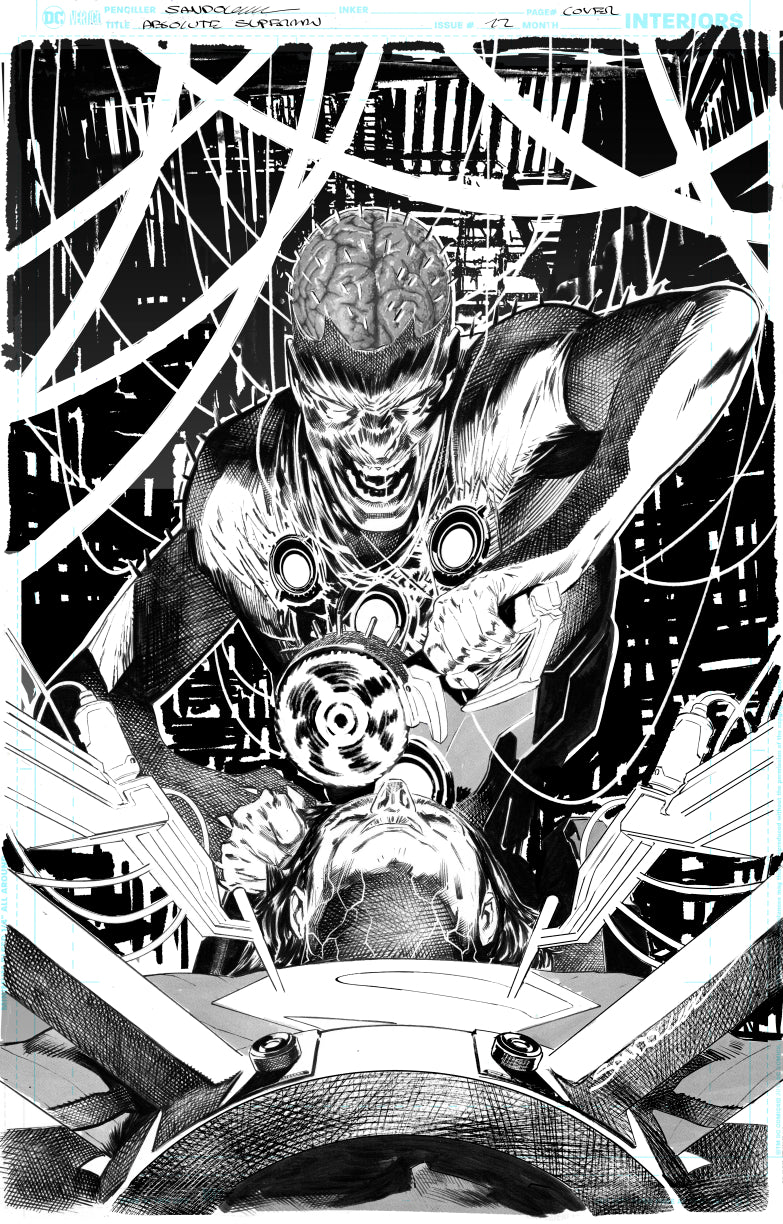 Rafa Sandoval Original Art Absolute Superman #12 Cover