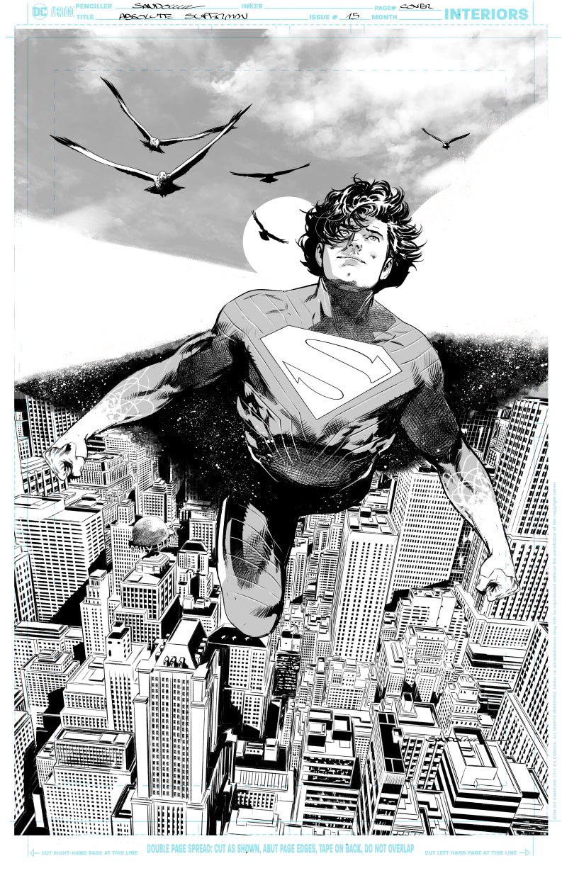 Rafa Sandoval Original Art Absolute Superman #15 Cover