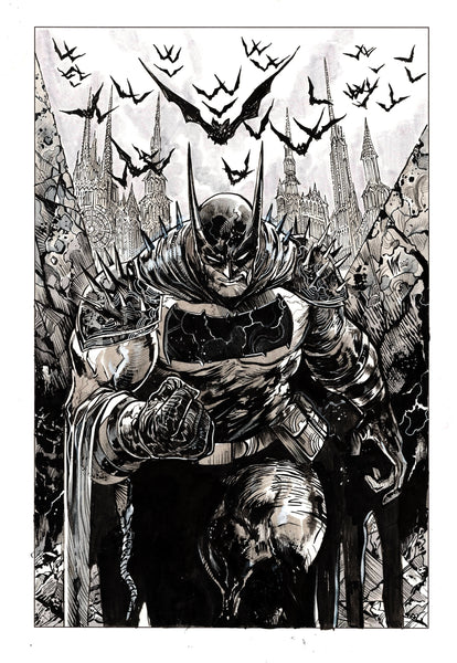 Vincenzo Riccardi Original Art Absolute Batman Illustration