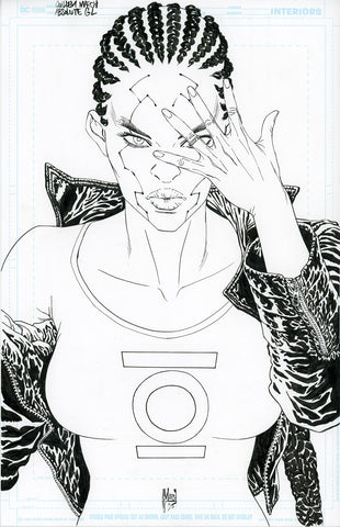 Guillem March Original Art Absolute Green Lantern #7 Cover