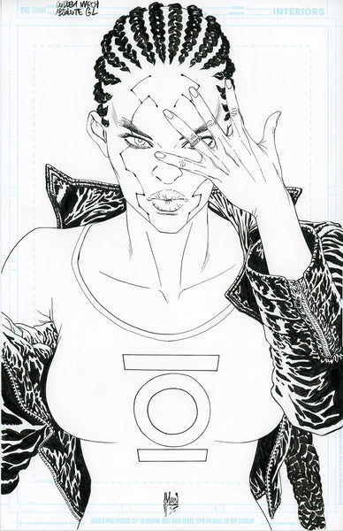 Guillem March Original Art Absolute Green Lantern #7 Cover
