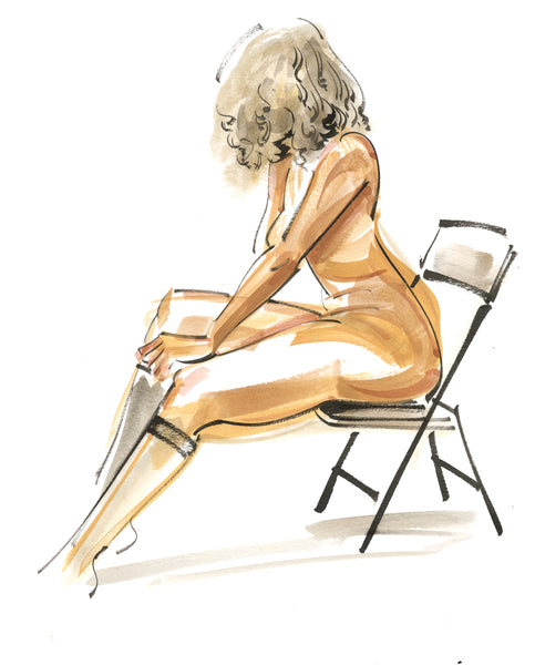 Kagan McLeod Original Art 'Life Drawing: Aly' Illustration