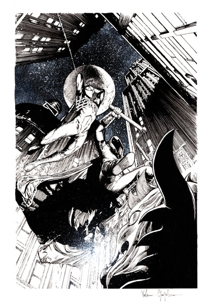 Valerio Giangiordano Original Art Amazing Spider-Man #38 'Death of Moon Knight' Variant Month Cover