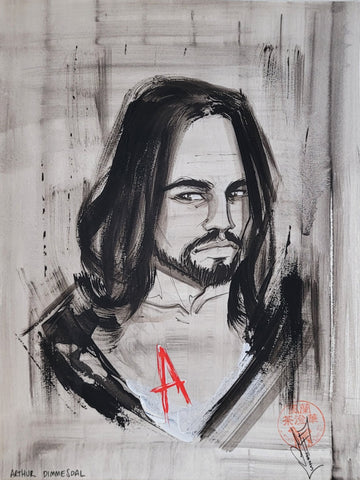 Francesca Fantini Original Published Upper Deck Arthur Dimmesdal Art