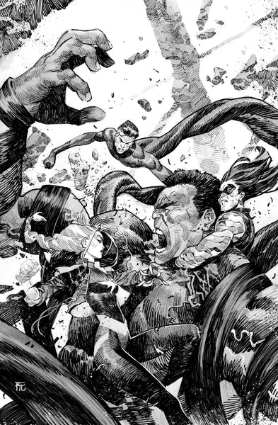 Dike Ruan Original Art Avengers: Armageddon #4 Cover