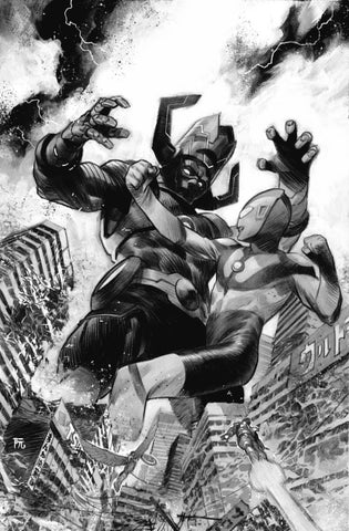 Dike Ruan Original Art Ultraman X Avengers #3 Cover