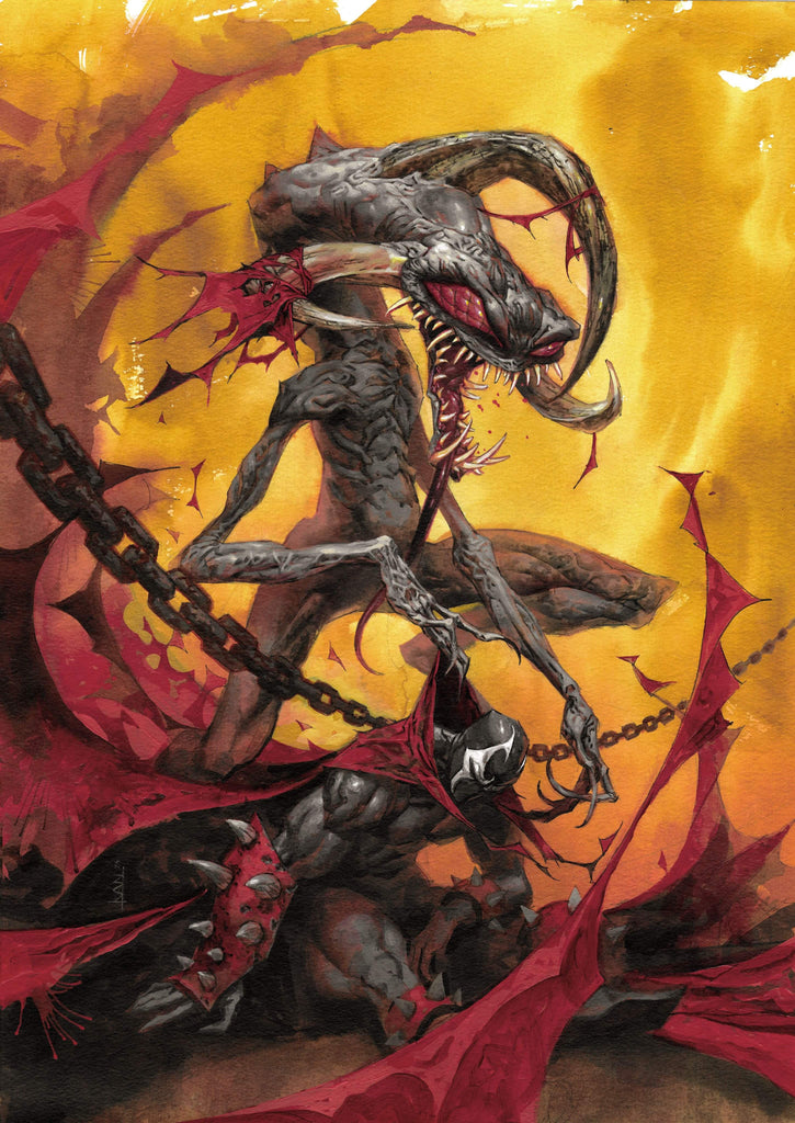 Michal Ivan Original Art Spawn and Violator Illustration Comic Art