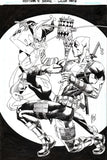 Guillem March Original Art DEADPOOL/BATMAN #1 Cover