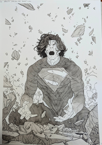 Mattia De Iulis Original Art Absolute Superman #12 Cover