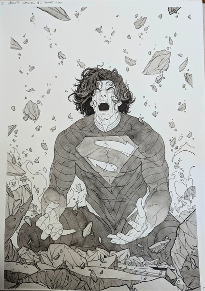 Mattia De Iulis Original Art Absolute Superman #12 Cover