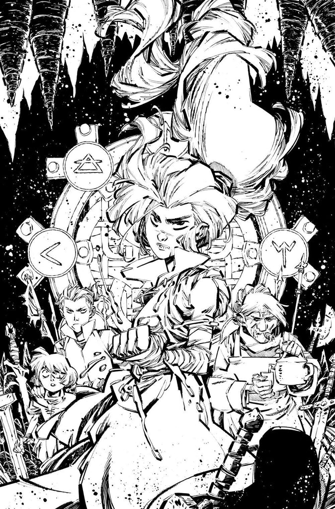 Jorge Corona Original Art The Last Witch: Blood & Betrayal #1 Cover Comic Art