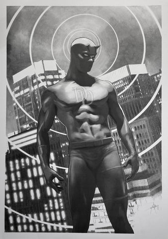 Seth Adams Original Art Daredevil Illustration