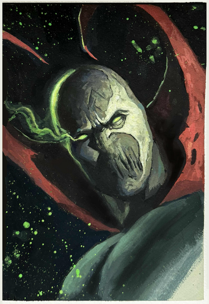 Aaron Bartling Original Art Spawn Illustration