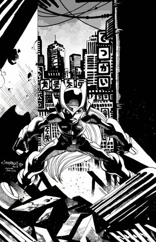 Jimbo Salgado Original Art Mega Man Zero Timelines #1 Top Shelf Comic Cover