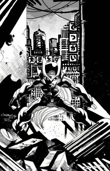 Jimbo Salgado Original Art Mega Man Zero Timelines #1 Top Shelf Comic Cover
