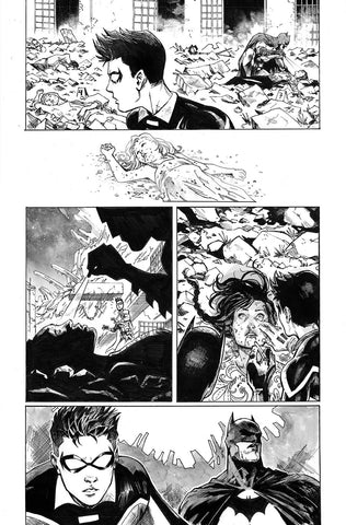 Miguel Mendonca Original Art Batman & Robin #16 Page 6