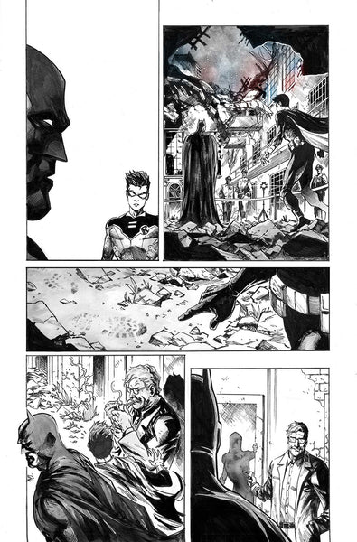 Miguel Mendonca Original Art Batman & Robin #16 Page 9