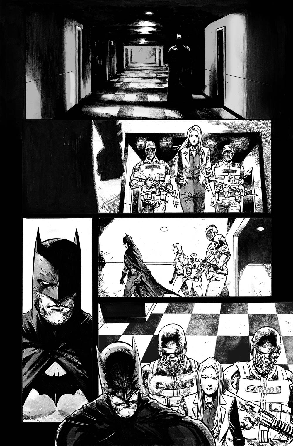 Miguel Mendonca Original Art Batman & Robin #16 Page 17