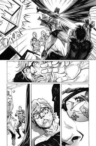 Miguel Mendonca Original Art Batman & Robin #16 Page 21