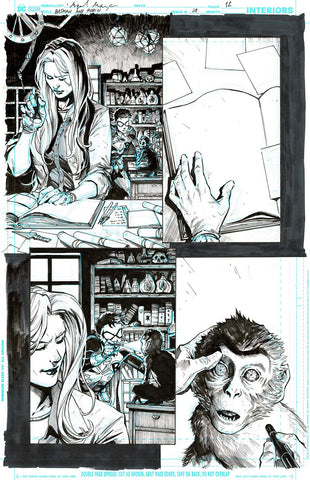 Miguel Mendonca Original Art Batman & Robin #18 Page 12