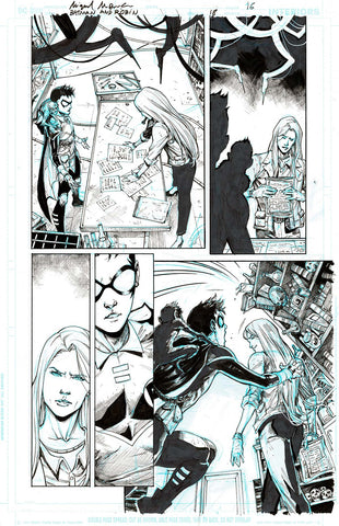 Miguel Mendonca Original Art Batman & Robin #18 Page 16