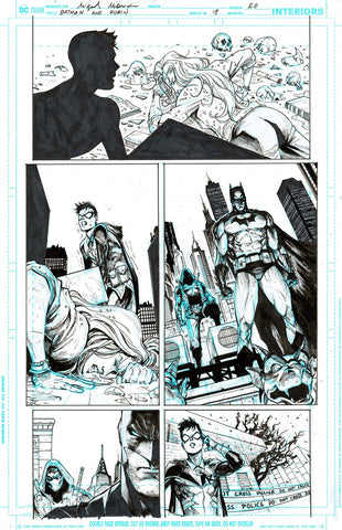 Miguel Mendonca Original Art Batman & Robin #18 Page 20