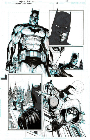 Miguel Mendonca Original Art Batman & Robin #18 Page 22