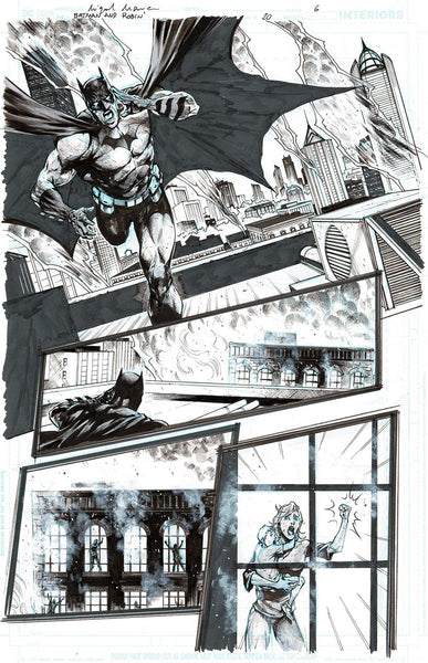 Miguel Mendonca Original Art Batman & Robin #20 Page 6