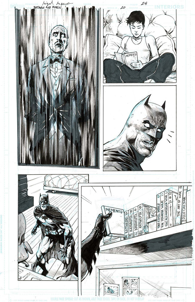 Miguel Mendonca Original Art Batman & Robin #20 Page 24 Comic Art