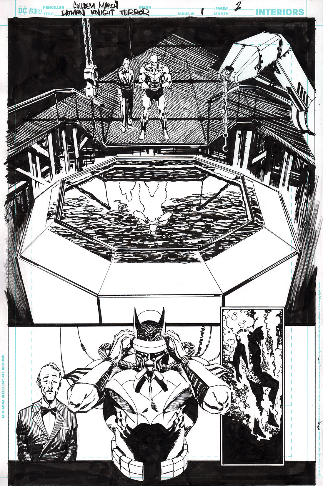 Guillem March Original Art Batman: Knight Terrors #1 Page 2