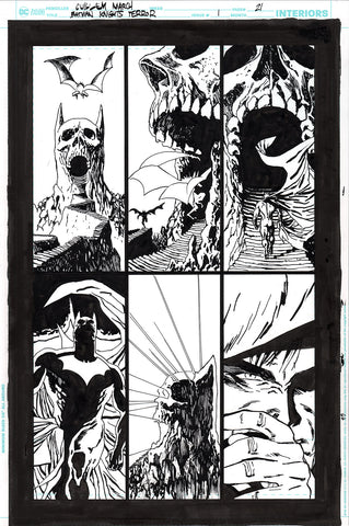 Guillem March Original Art Batman: Knight Terrors #1 Page 21