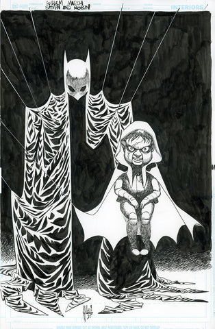 Guillem March Original Art Batman and Robin #28 Cover