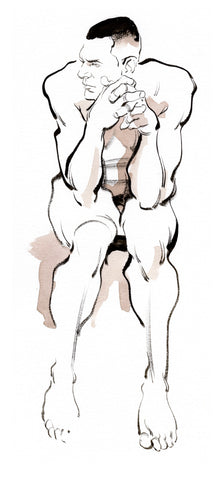 Kagan McLeod Original Art 'Life Drawing: Ben' Illustration