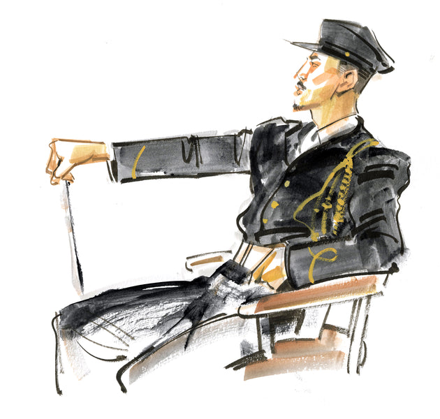 Kagan McLeod Original Art 'Life Drawing: Brian' Illustration