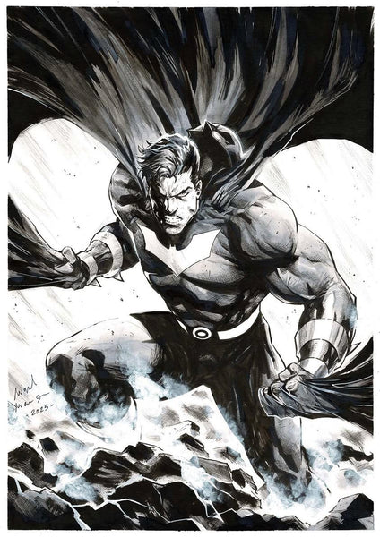Miguel Mendonca Original Art Bruce Wayne Illustration