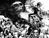 Jimbo Salgado Original Art Post Malone’s Big Rig #1 Wraparound Cover