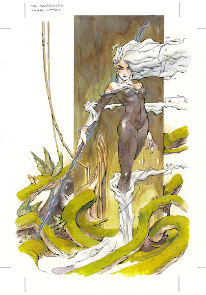 Chuma Hill Original Art The Sacrificers #17 Cover