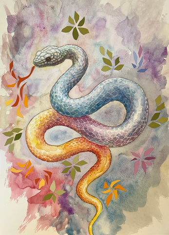 David Mack Original Art The Year of the Snake Zodiac Published Art